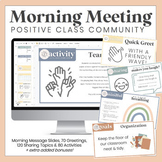 Morning Meeting Slides  l  Positive Classroom Community  l  Digital Resource