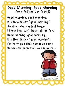Morning Meeting Songs by One Giggle At A Time | Teachers Pay Teachers