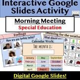 Morning Meeting Special Education Google Slides