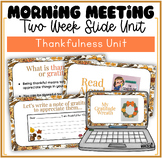 Morning Meeting Thankfulness Gratitude Unit Social Emotion