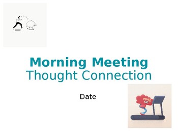 Preview of Morning Meeting: Thought Connection