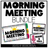 Morning Meeting and Back to School BUNDLE! - Community Bui