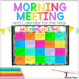 Morning Meeting and Calendar for the Year Bundle PowerPoin