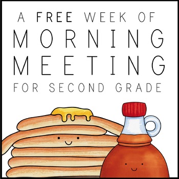 Preview of Morning Meeting for Second Grade | FREE WEEK! | Google Slides | PowerPoint