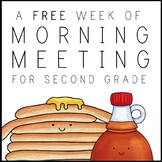 Morning Meeting for Second Grade | FREE WEEK! | Google Sli