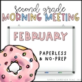 Morning Meeting for Second Grade | February | Google Slide