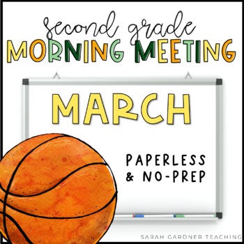 Preview of Morning Meeting for Second Grade | March | Google Slides | PowerPoint