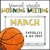 Morning Meeting for Second Grade | March | Google Slides |
