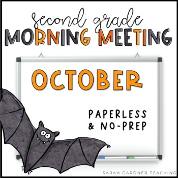 Preview of Morning Meeting for Second Grade | October | Google Slides | PowerPoint