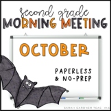 Morning Meeting for Second Grade | October | Google Slides