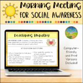 Morning Meeting for Social Emotional Learning: Social Awar