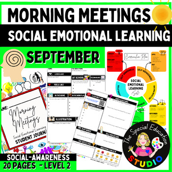 Preview of Morning Meeting Social Emotional Learning Activities Autism Special Education