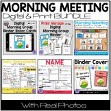 Morning Meeting with Real Photo Activities BUNDLE Video Ch