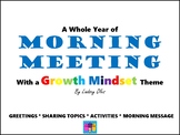 Morning Meeting with a Growth Mindset Theme