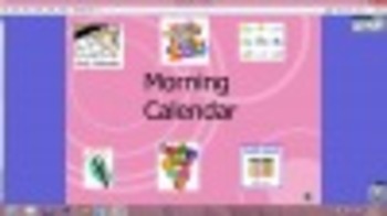 Preview of Morning Meeting/Calendar/Center Flipchart for Promethean Board Activinspire