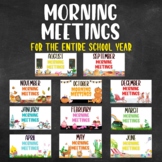 Morning Meetings Bundle - Digital Resource