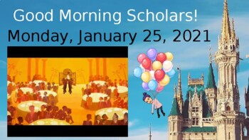 Preview of Morning Meetings - Disney Themed (5 days)