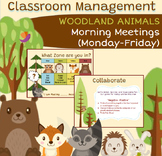 Morning Meetings - WOODLAND ANIMALS