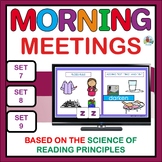 Morning Meetings Work for First Grade to Teach Decodable Reading
