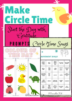 Preview of Morning Meetings for Pre Schoolers with Multiple Activities & Worksheets