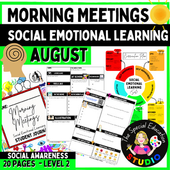 Preview of Morning Meeting social emotional learning activities autism Special Education 2