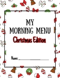 Morning Menu - Christmas Edition