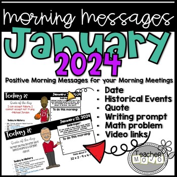 Preview of Morning Message January Bell Ringers