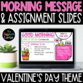 Morning Message Templates and Assignment Slide Templates f
