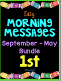 Morning Message September - May 1st First Grade