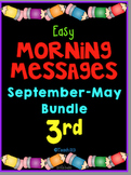 3rd Grade Morning Messages September - May