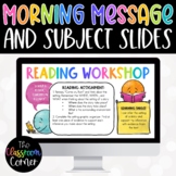 Morning Message and Assignment Slide Templates