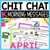 Morning Messages: Chit Chat APRIL NO PREP