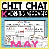Kindergarten Morning Messages: Chit Chat Morning Meeting for May
