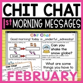 First Grade Morning Messages: Chit Chat Morning Meeting fo