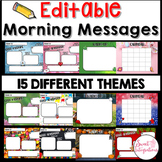 Morning Messages Slides Templates | Editable PowerPoint an