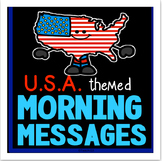 Morning Messages - U.S.A. themed