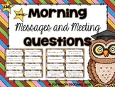 Morning Messages and Meeting Questions