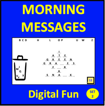 Preview of Morning Messages for Early Elementary: Set 2