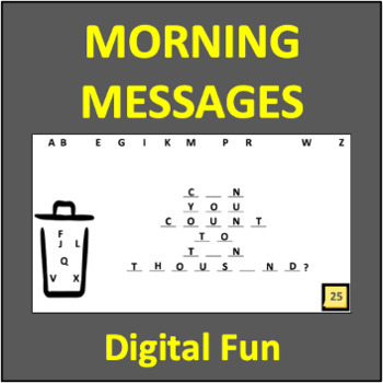 Preview of Morning Messages for Early Elementary: Set 4
