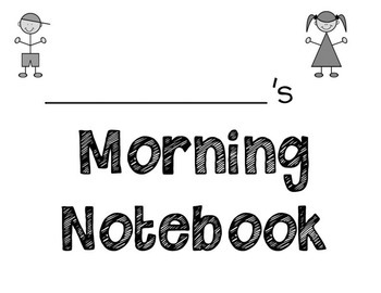 Preview of Morning Notebook