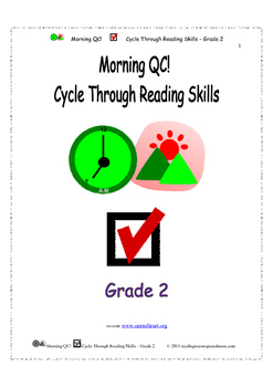Preview of Morning QC! Cycle Through Reading Skills - Grade 2