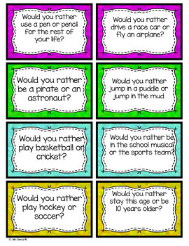 Morning Question Cards by Unique Ideas With Mrs S | TpT