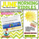 Morning Riddles for June | Riddle A Day | Reading | Writin