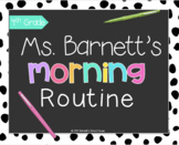 Morning Routine Power Point | Editable | Easy to Use | Cla