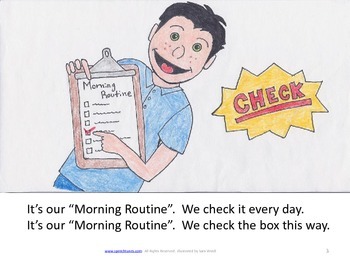 Preview of Lesson Plan Bundle: Morning Routine Mp3, Picture Song Book, and more