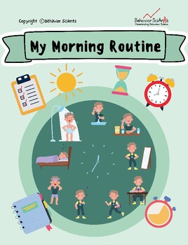 Preview of Make My Own Morning Routine Schedule! - for Tweenage and Teenage Boys