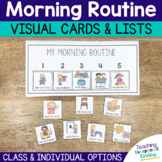 Morning Routine Visual Cards for the Classroom