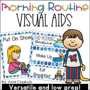 Preview of Morning Routine Visuals and Booklet