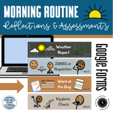 Morning Routine Google Forms (ZONES, Weather, Hygiene, Voc