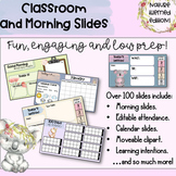 Editable Morning Routine and Classroom Slides PowerPoint |